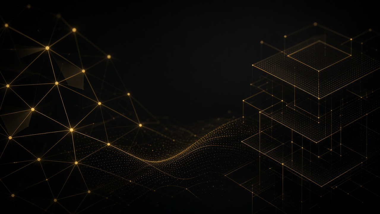 Abstract technology strategy visual